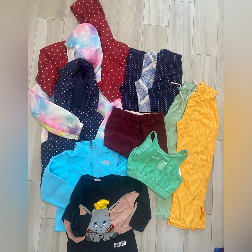 Zara, gap, crewcuts,Gymboree, justice bundle girls pants, tops, vest jac…